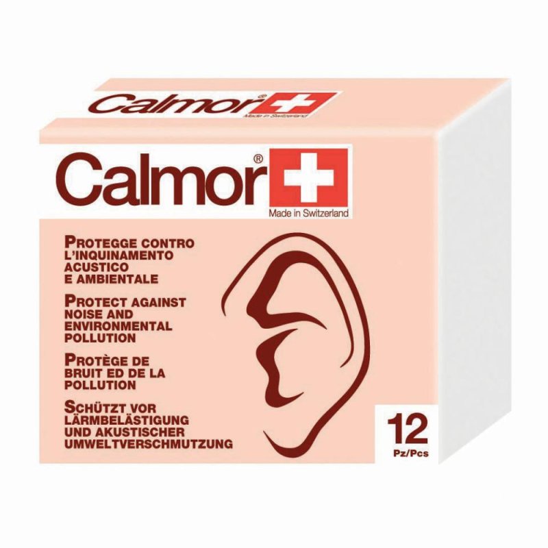 Calmor Tappi auricolari antisuono in cera naturale 20 pezzi