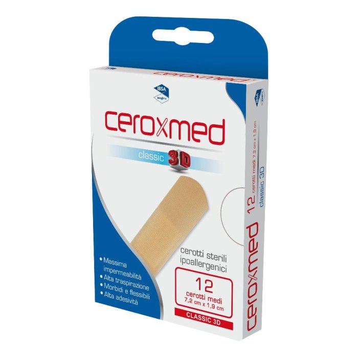 Bouty Cerotto Ceroxmed Classic 3d Misura Medium 12 Pezzi