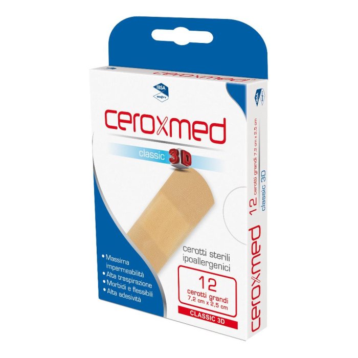 Bouty Cerotto Ceroxmed Classic 3d Misura Grande 12 Pezzi