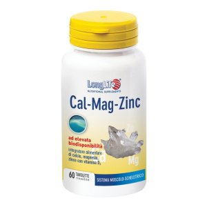 LongLife Cal-Mag-Zinc Integratore Alimentare 60 Tavolette