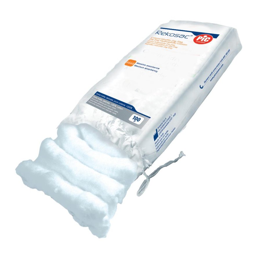 Pikdare Cotone Idrofilo Pic Rekosac Zig Zag Extra India 500 G Con Fustella Pikdare Cotone Idrofilo Pic Rekosac Zig Zag Extra India 500 G Con Fustella