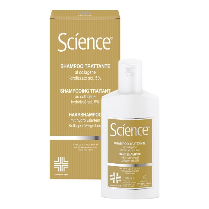 Science Shampoo Trattante al Collagene Marino Idrolizzato 200 ml