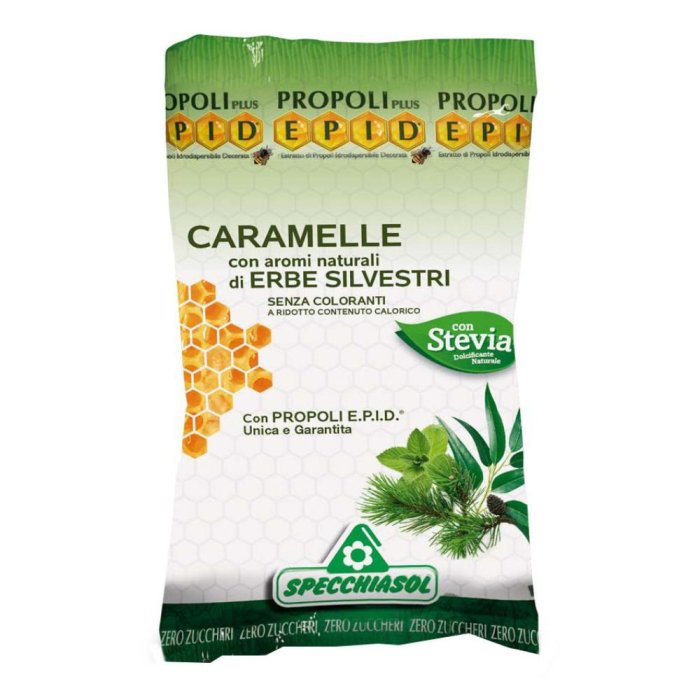 Specchiasol Epid Caramelle Erbe Senza Zucchero 24 Pezzi