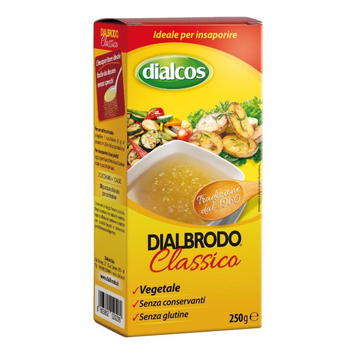 Dialbrodo Classico  250  G – Granulare Per Brodo Dal Gusto Intenso