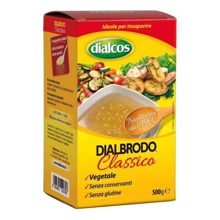 Dialbrodo Classico  500  G – Preparato Granulare Per Brodo Famiglia