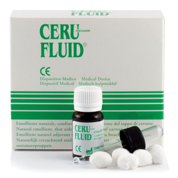 Ceru Fluid  8  Ml – Gocce Auricolari Per Rimozione Del Cerume