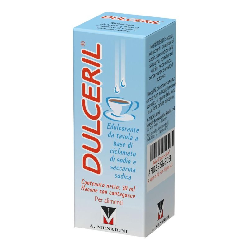 Menarini Dulceril Dolcificante Alimentare Gocce 30 ml