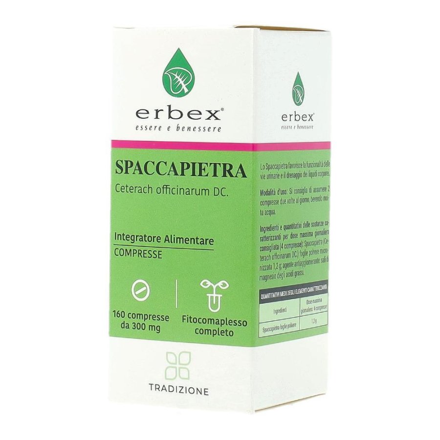 Erbex Spaccapietra Integratore alimentare 160 Compresse