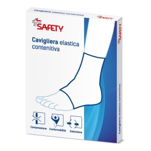 Safety Cavigliera Ortopedica Flexa Colore Ocra Misura Grande 1 Pezzo