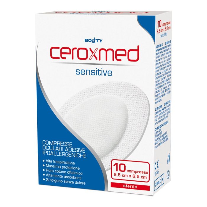 Ceroxmed Optiflex Sensitive Cerotto Oculare 10 Pezzi
