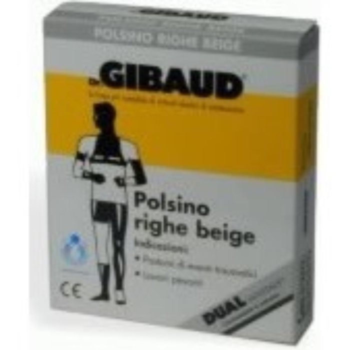 Gibaud Ortho Polsino A Righe Beige 6 Cm Taglia 0