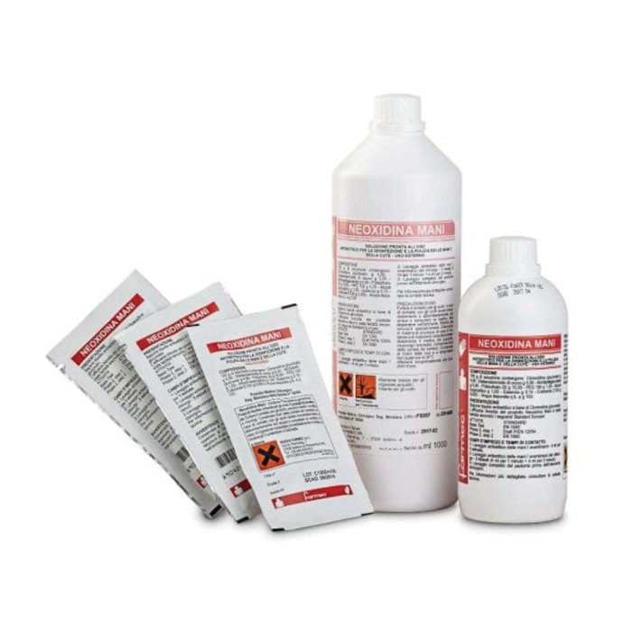 Neoxidina mani sapone liquido 500 ml detergente igienizzante per mani