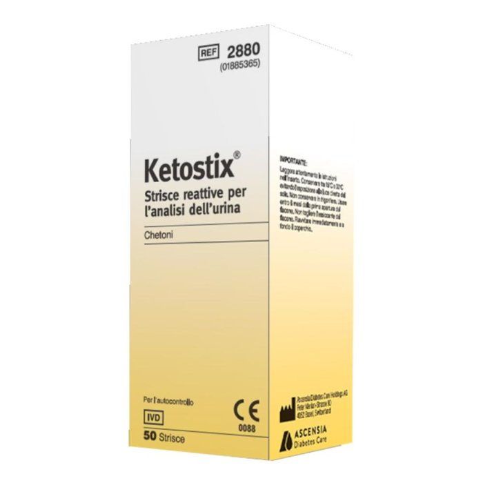 Ketostix strisce reattive 50 strisce per test corpi chetonici nelle urine
