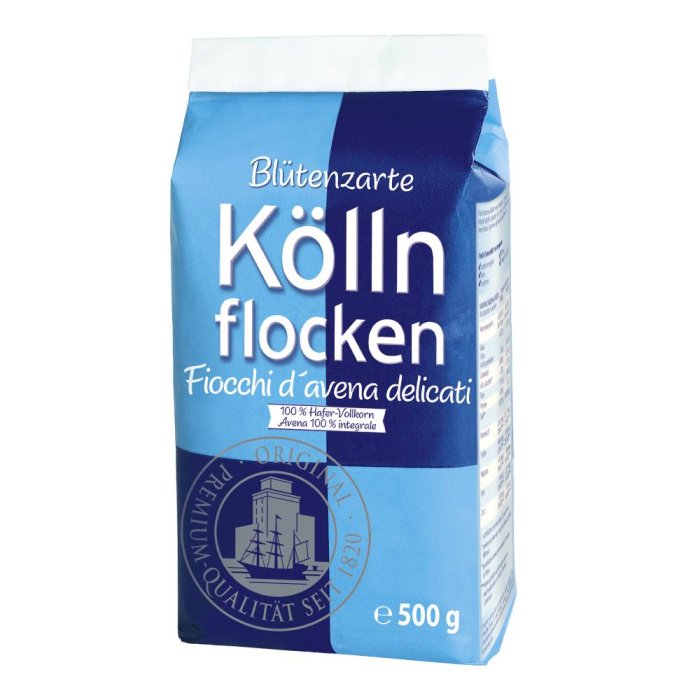 Kolln fiocchi di avena teneri 500 g - fiocchi di avena per colazione e muesli