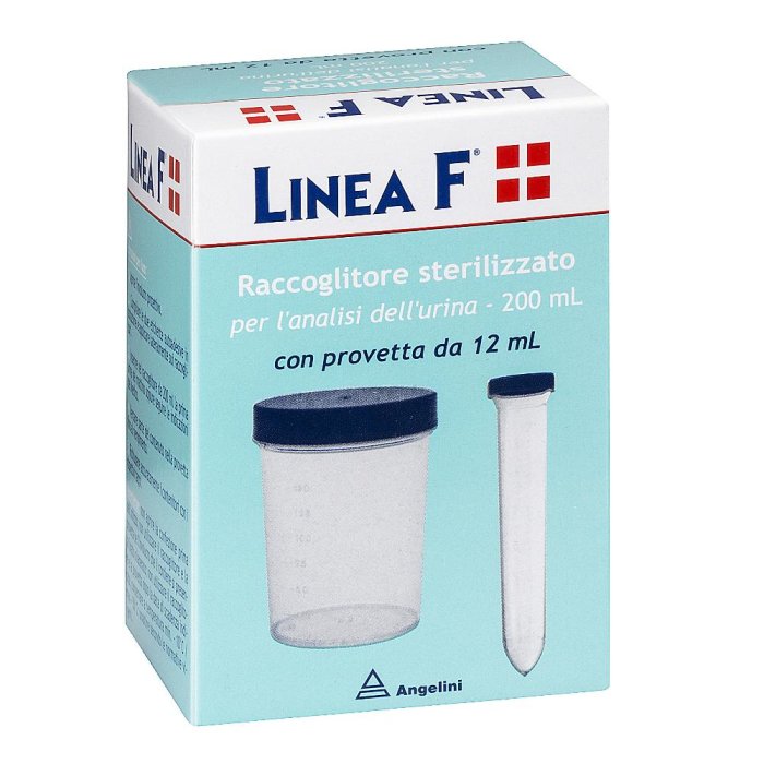 Angelini Linea F Raccoglitore Sterile per Analisi Feci 60 ml