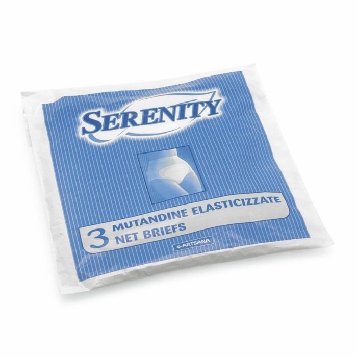 Serenity Mutandina a Rete Taglia L 3 mutandine