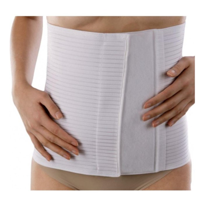 Safte Orione 3030 Fascia Regolabile Millerighe Int Spugna Cotone H Cm28 Bianco X