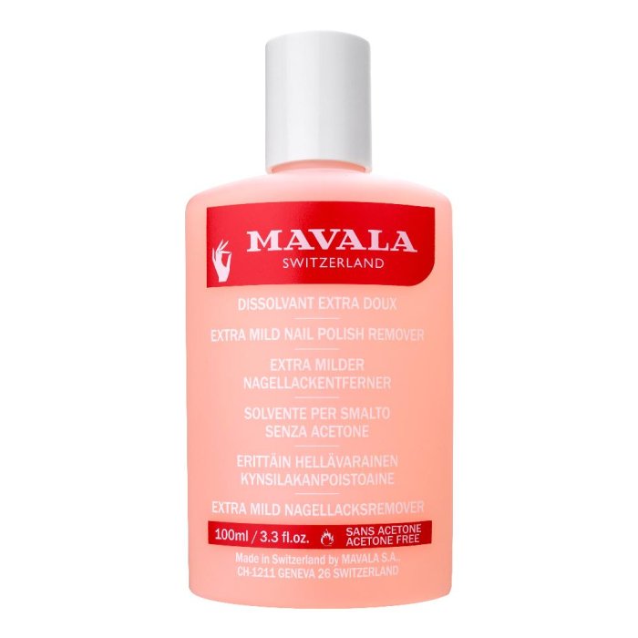 Mavala Dissolvant Rose 100 ml - solvente delicato per unghie senza acetone