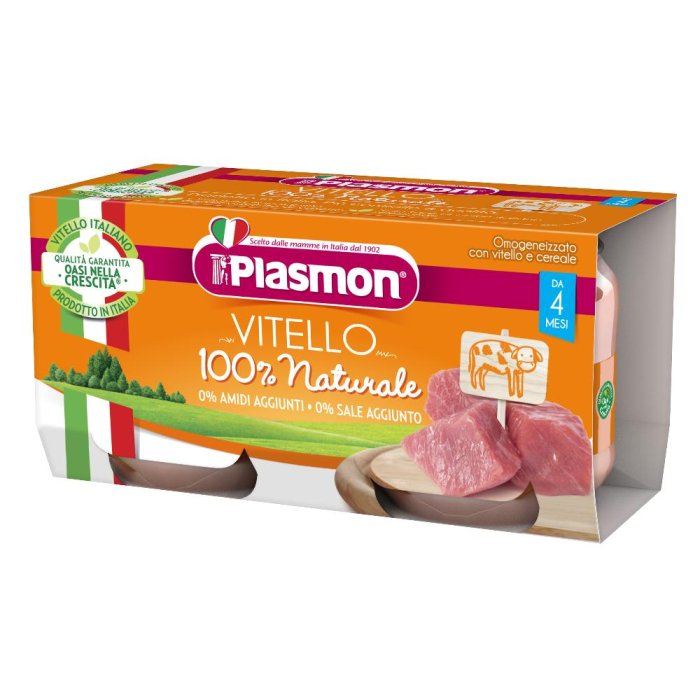 Plasmon Omogeneizzato Vitello 80 G X 2 Pezzi