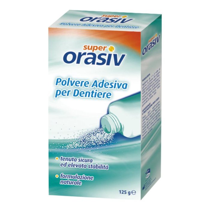 Fagit Orasiv Super Polvere Adesiva Clinica Per Protesi Dentali 125 G