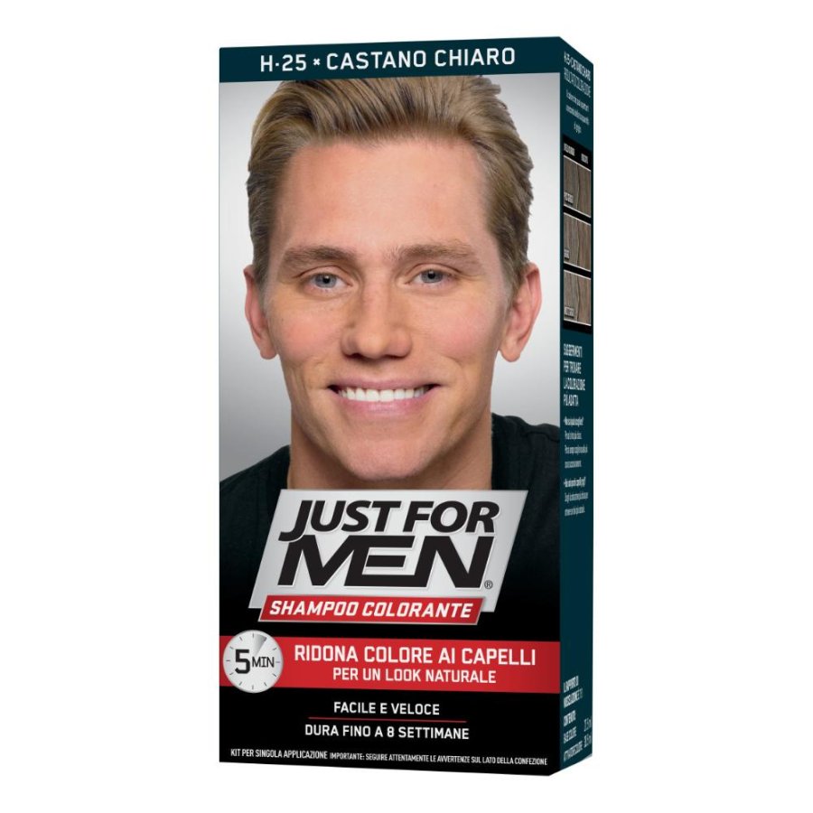 Combe Italia Just For Men Tinta Castano Chiaro 30 Ml Combe Italia Just For Men Tinta Castano Chiaro 30 Ml
