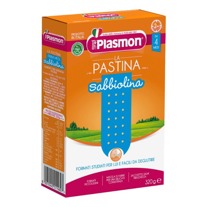 Plasmon Primi Mesi Sabbiolina 320 G 1 Pezzo