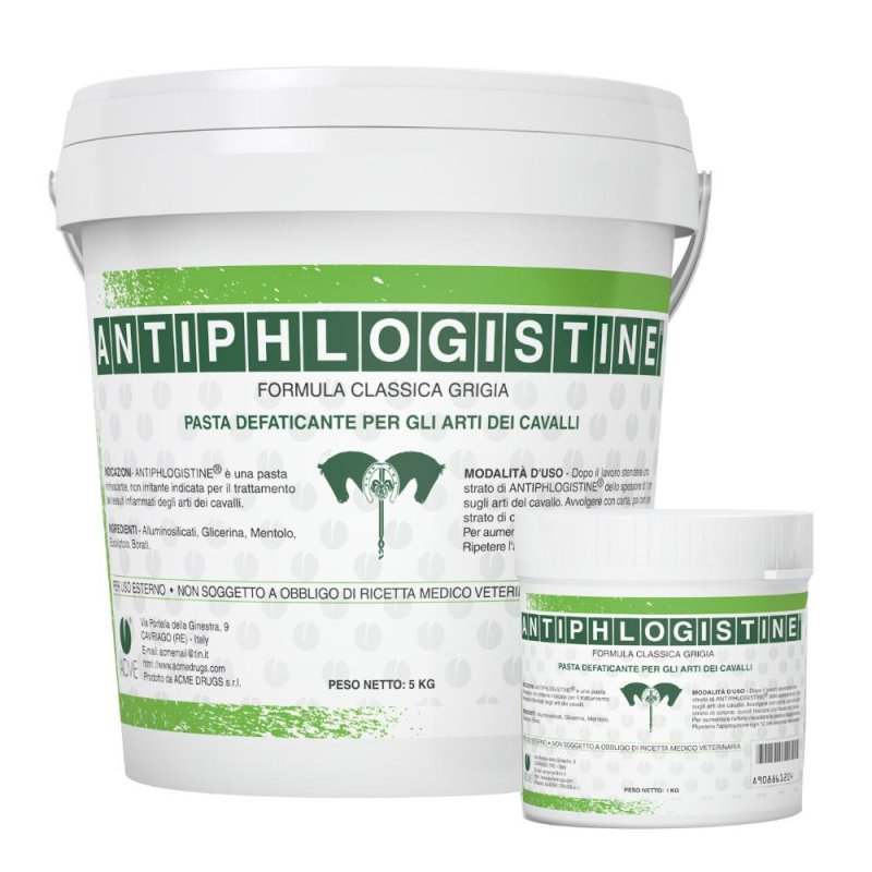 Antiphlogistine Pasta 1000 g Pasta Cutanea Lenitiva per Dolori Muscolari e Articolari Antiphlogistine Pasta 1000 g Pasta Cutanea Lenitiva per Dolori Muscolari e Articolari