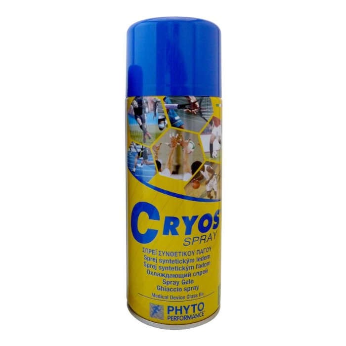 Ghiaccio Spray Cryos 400 millilitri per Contusioni Distorsioni e Dolori Muscolari - Spray Freddo Lenitivo Istantaneo