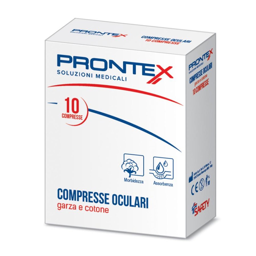 Prontex Compresse Adesive Oculari 10 Pezzi