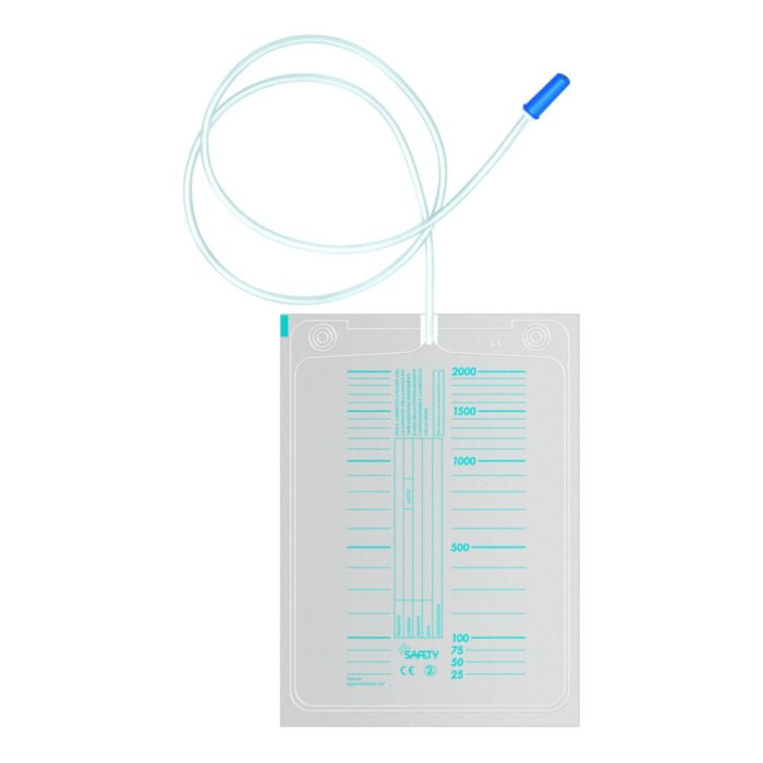 Sacca Di Drenaggio Letto Per Incontinenza Senza Scarico Misura 90cm 1 Pezzo