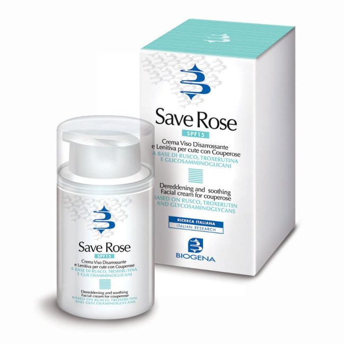Valetudo Save Rose Crema Anticouperose Viso 50 ml