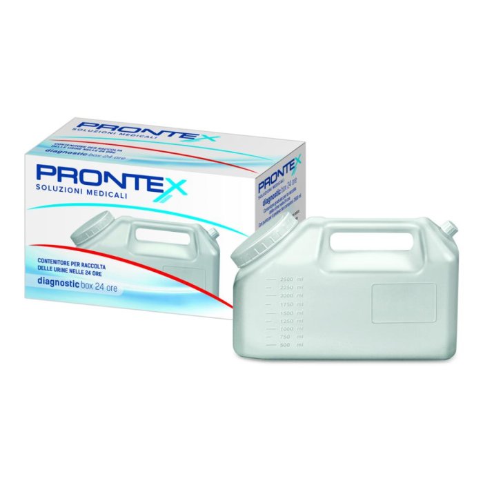 Safety Prontex Contenitore Per Urina 24ore Diagnostic Box 2500 ml