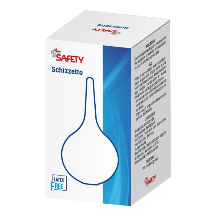 Safety Schizzetto in PVC Somministrazione di Liquidi per Stitichezza n.6 125ml