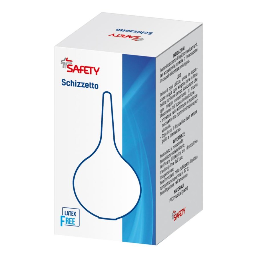 Safety Schizzetto in PVC Somministrazione di Liquidi per Stitichezza n.10 250 ml