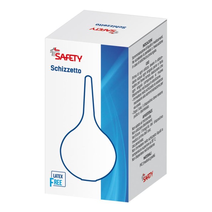 Safety Schizzetto in PVC Somministrazione di Liquidi per Stitichezza n.12 330 ml