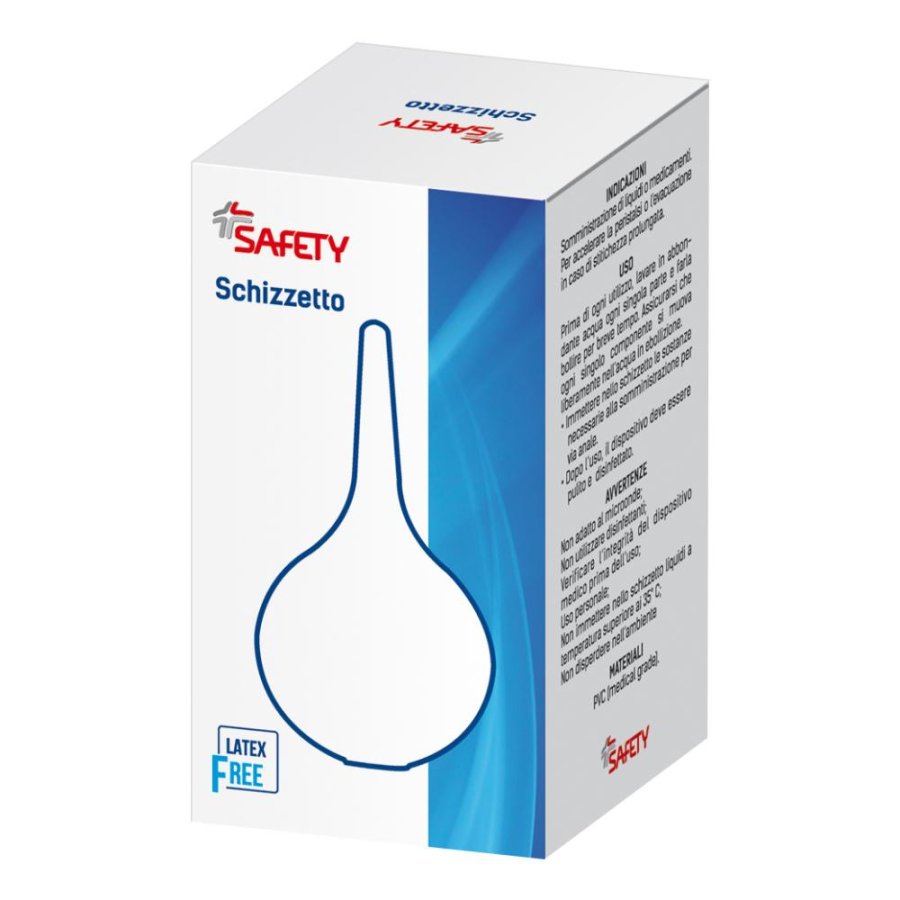 Safety Schizzetto in PVC Somministrazione di Liquidi per Stitichezza n.12 330 ml