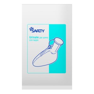 Safety Urinale Pappagallo In Plastica Con Tappo