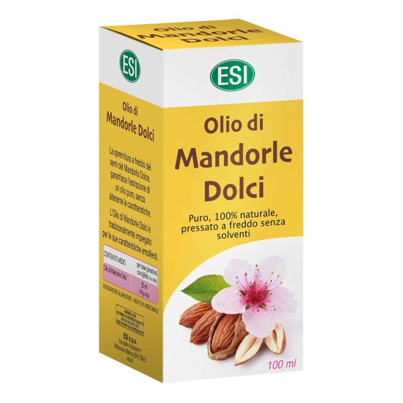 Esi  Pelle e Depurazione Olio Mandorle Dolci Integratore Alimentare 100 ml