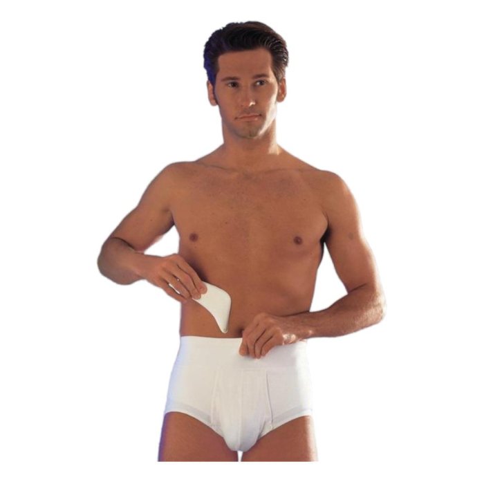 Scudotex slip con pelotte taglia 6 - slip contenitivo con pelotte addominali