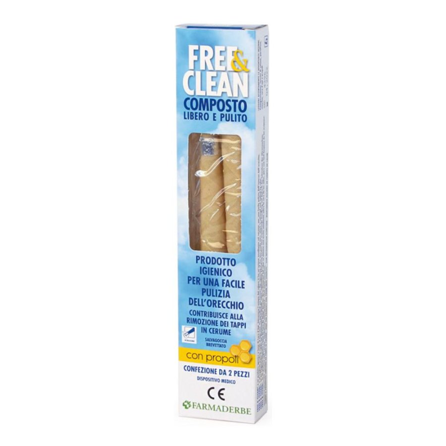 FREE&CLEAN CONI ORECCHIO 2PZ
