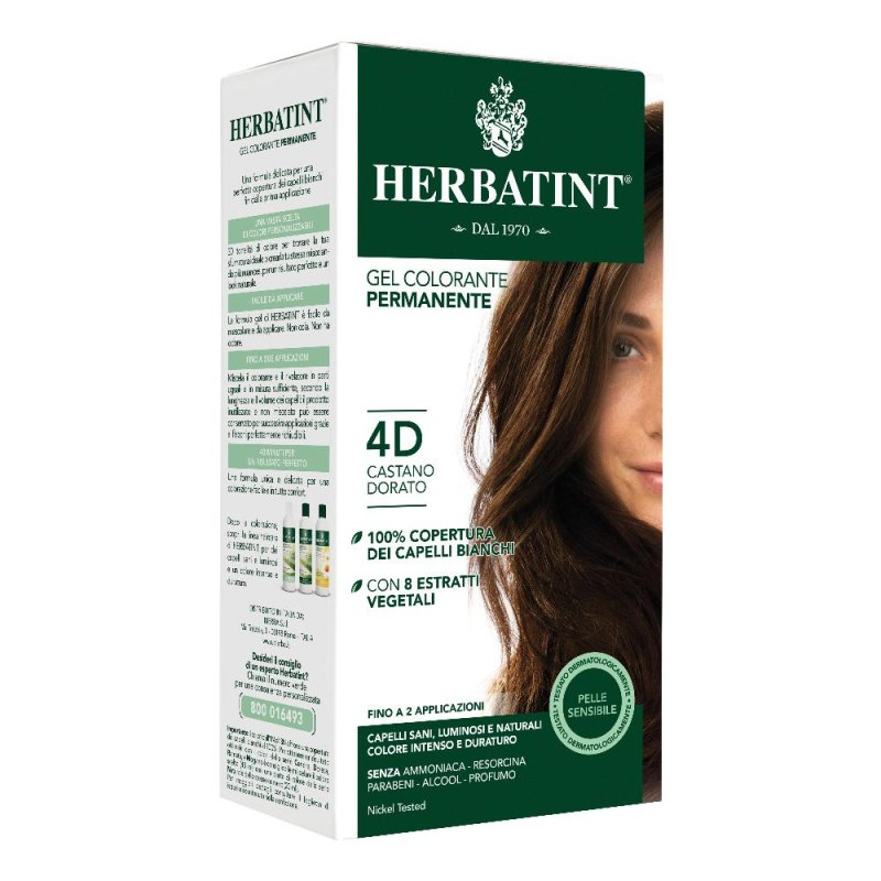 Antica Erboristeria Herbatint 4d Castano Dorato 135 Ml
