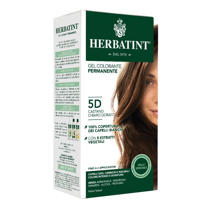 Antica Erboristeria Herbatint 5d Castano Chiaro Dorato 135 Ml
