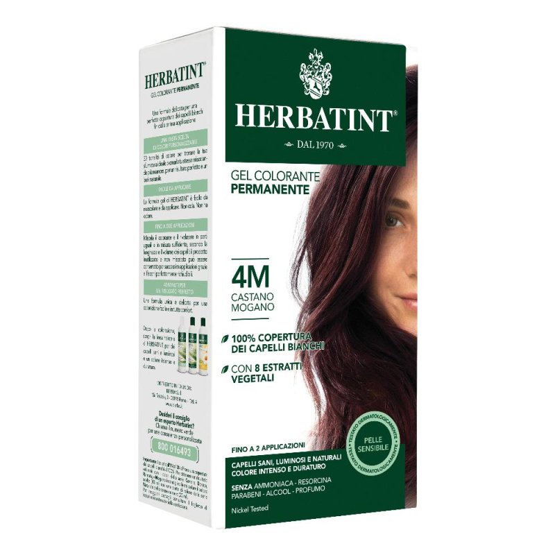 Antica Erboristeria Herbatint 4m Castano Mogano 135 Ml