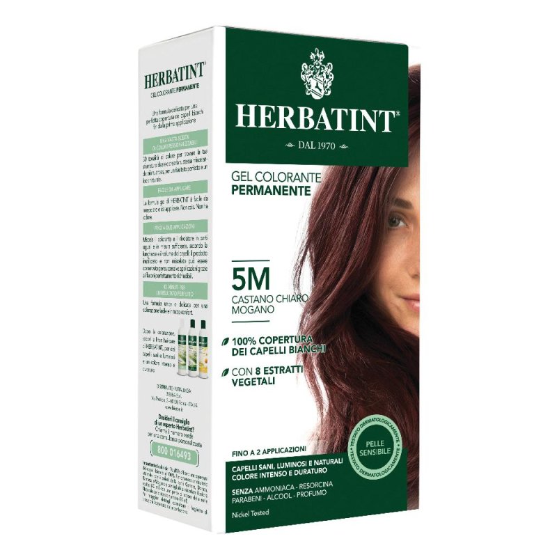 Antica Erboristeria Herbatint 5m Castano Chiaro Mogano 135 Ml