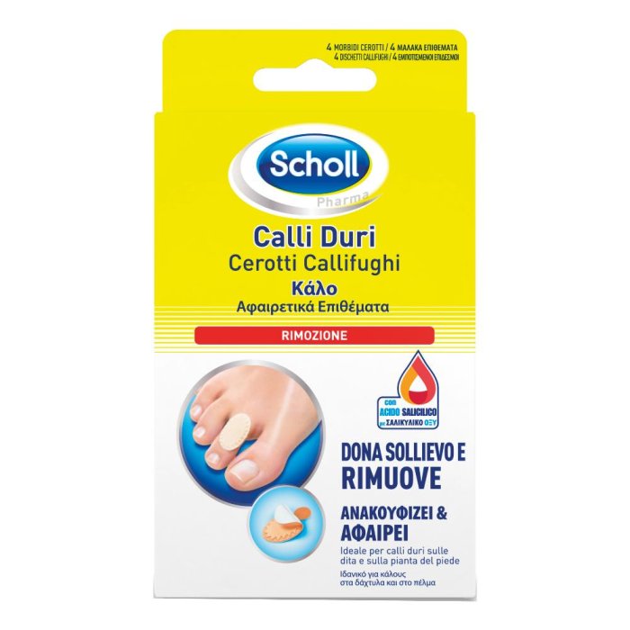 Scholl Trattamento Calli Duri 6 Cerotti Calli e Durezze Callifughi