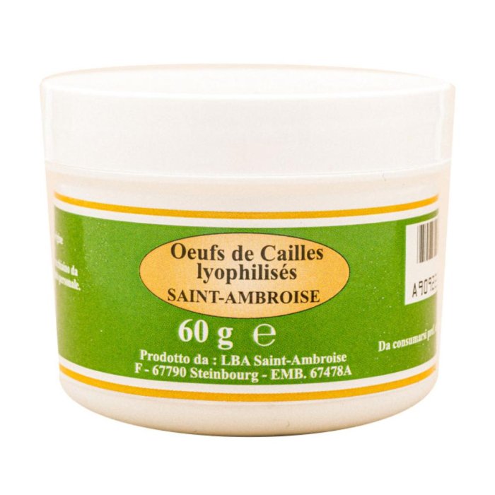 Uova di Quaglia Coturnix Liofilizzate 60 g