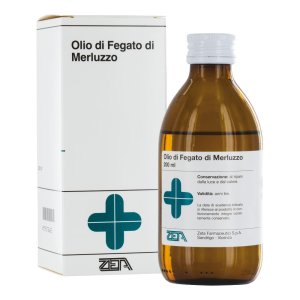 Zeta Farmaceutici Olio Fegato Merluzzo Integratore Ossa 200ml