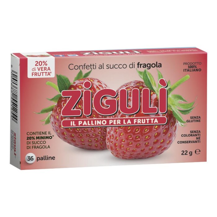 Falqui Ziguli Fragola Caramelle 22 g