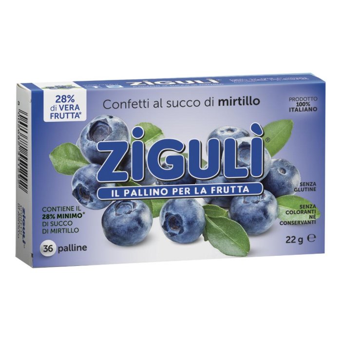 Falqui Ziguli Mirtillo Caramelle 22 g