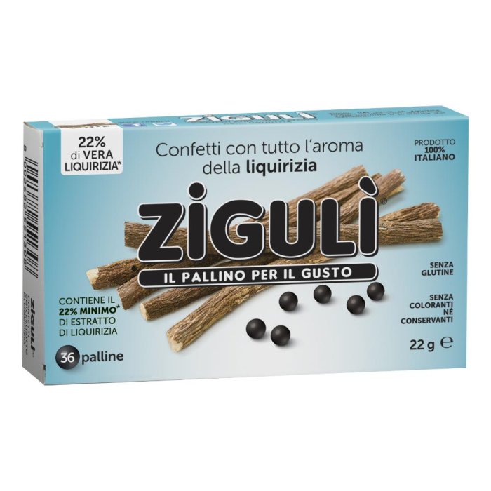Ziguli Liquirizia 36 Palline 22g
